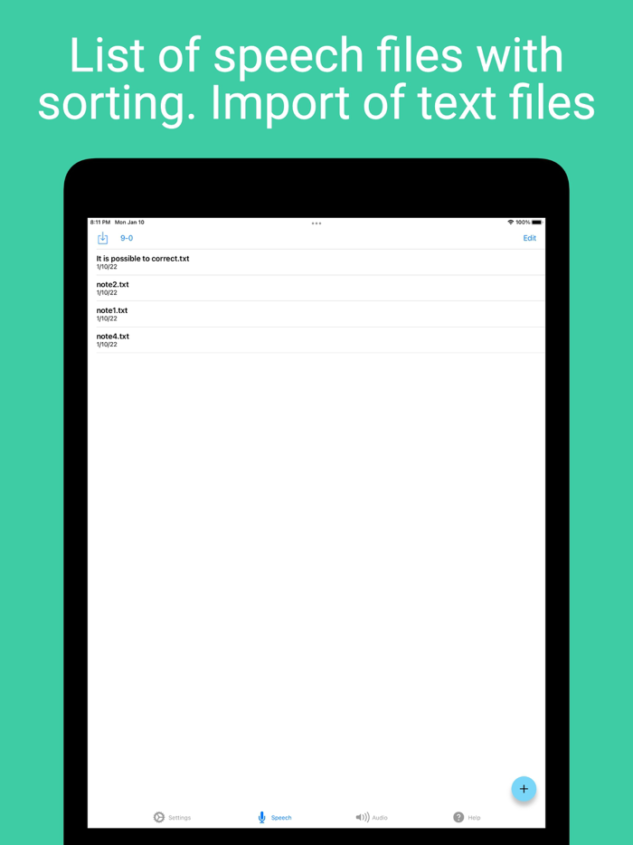 Voice Notebook - audio to text