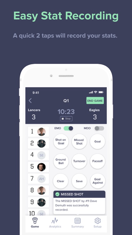 SquadProfile - Lacrosse Stats