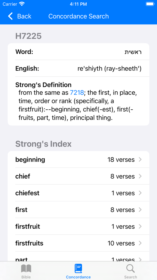 #2. Strong's Concordance 2 (iOS) 由: Glen Ramsay