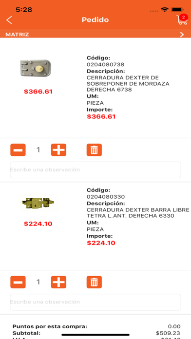Tienda Murillo Screenshot