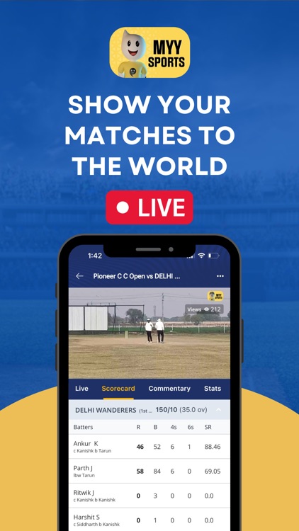 MyySports-Cricket Scoring App