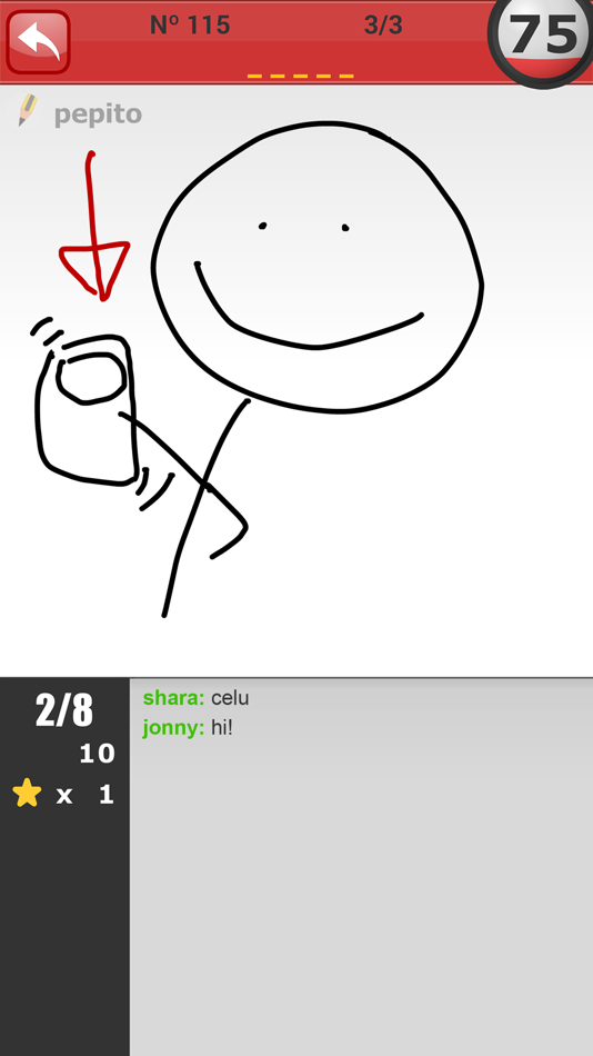#5. Pinturillo 2 - Draw & guess (iOS) By: Chachiware