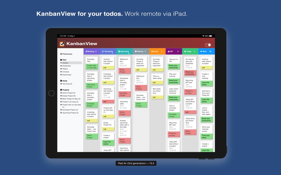 #8. KanbanView (macOS) 由: Alexander Willner