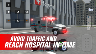 Ambulance city car simulator Screenshot