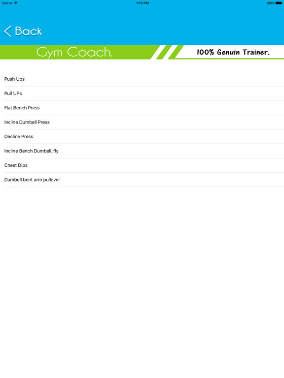 Screenshot #6 pour Gym Coach