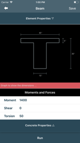 T Beam screenshot