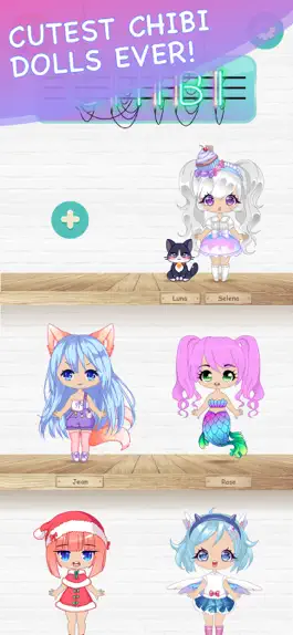 Game screenshot Chibi Doll Maker Dress Up Game apk