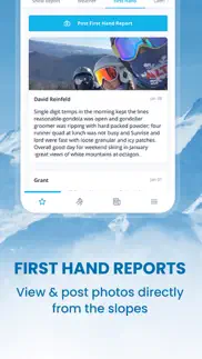 onthesnow ski & snow report iphone screenshot 4