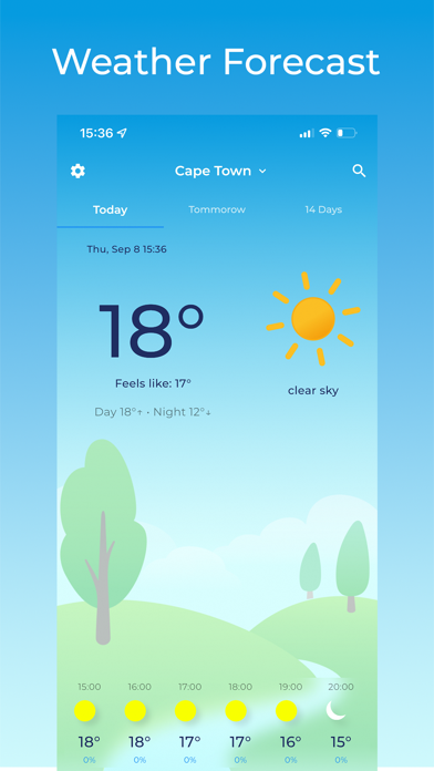 Weather ¨ Screenshot