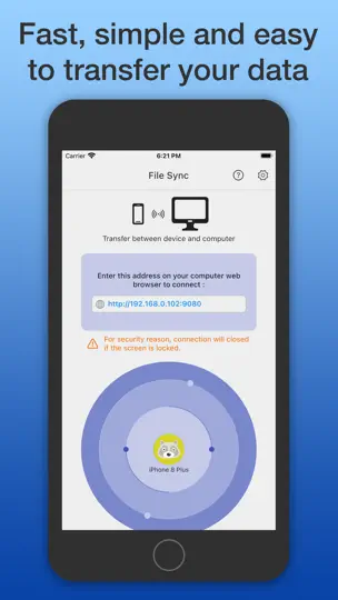 Capture d'écran de File Sync: Easy Photo Transfer sur iPhone 2