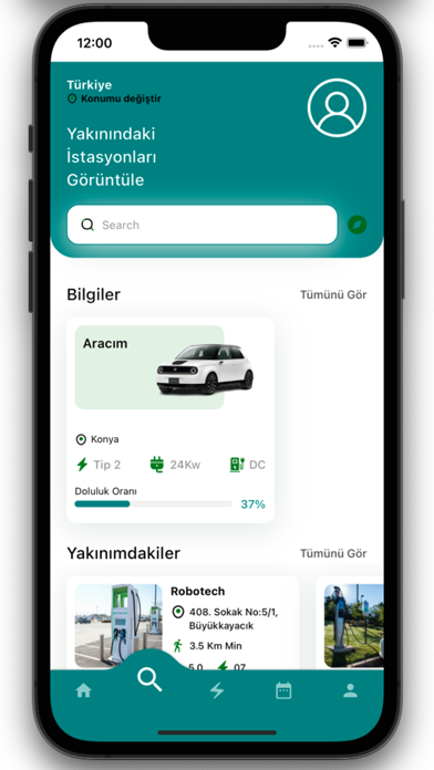 Monokon EV Charge Screenshot