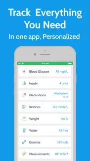 diabetes tracker by mynetdiary iphone screenshot 3