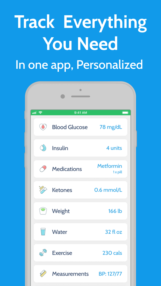 #3. Diabetes Tracker by MyNetDiary (iOS) Podle: MyNetDiary Inc.