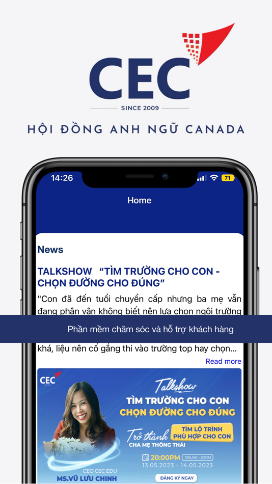 #1. CEC EDU (iOS) 由: Chinh Vu Luu