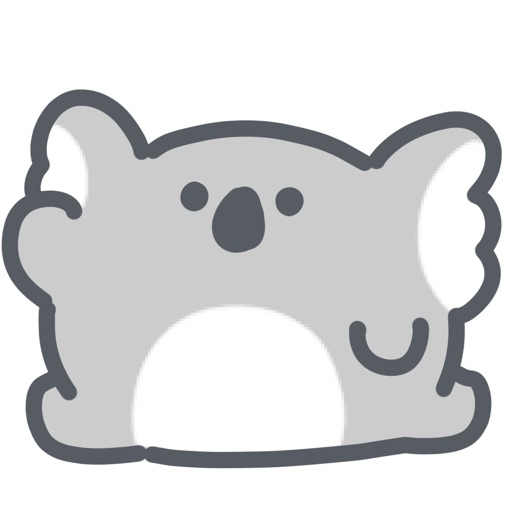 soft koala sticker