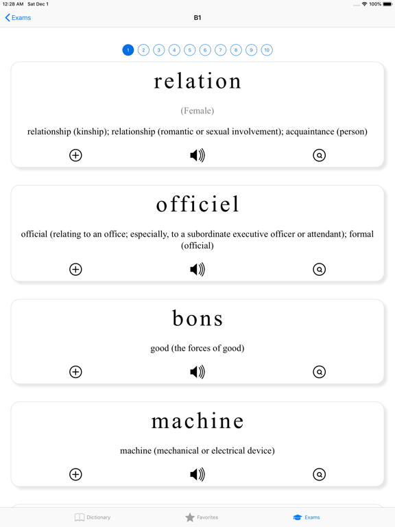 Screenshot #4 for French : A1, A2, B1, B2 exams