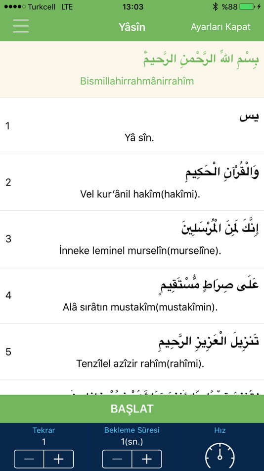 Yasin Suresi Ezberle - 1.0.6 - (iOS)