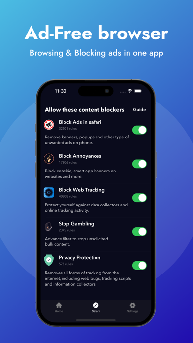 Ad Blocker & Block Porn sites Screenshot