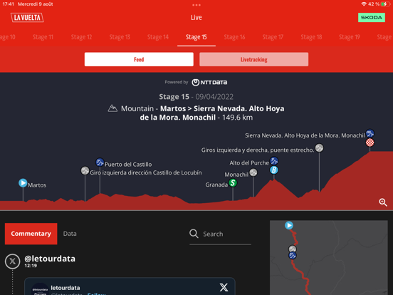 La Vuelta presented by ŠKODA iPad app afbeelding 2