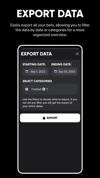 Betty - Sports Bet Tracker Screenshot