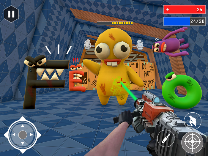 Alphabet Gun Shooting Games 3D