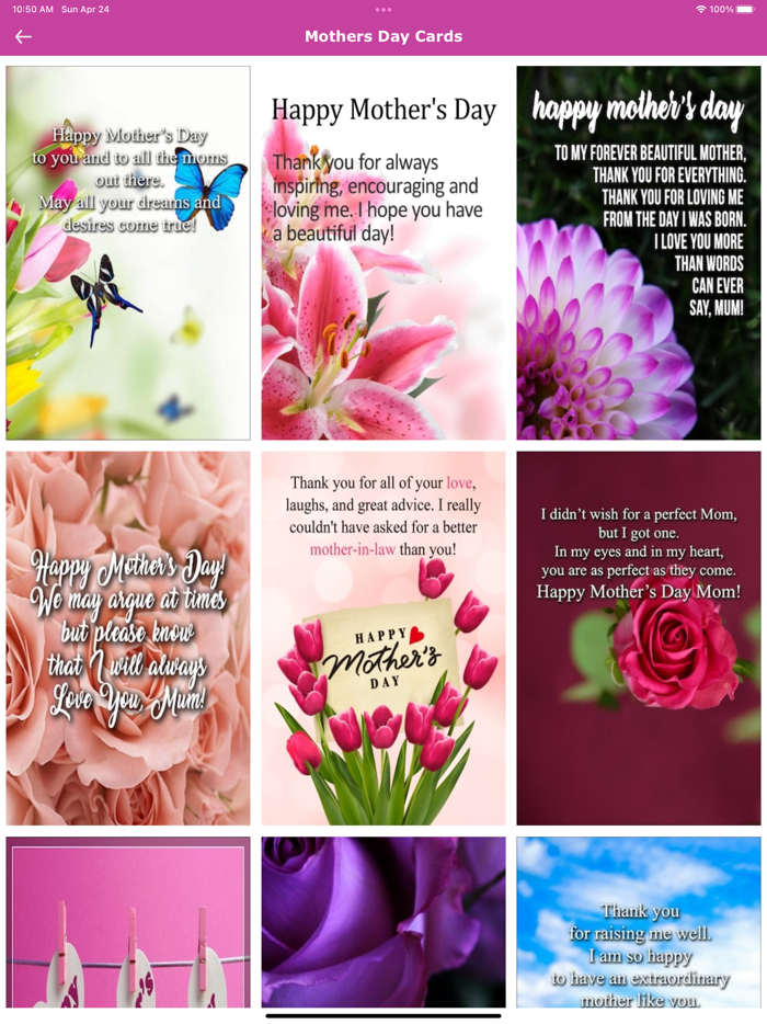 Mothers Day Cards and Greetings