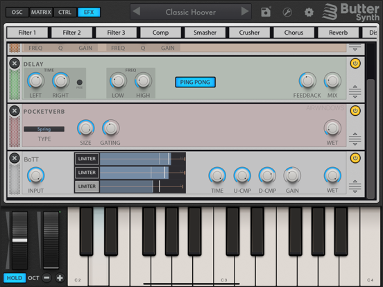 ButterSynth iPad app afbeelding 3