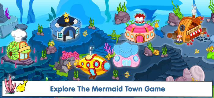 Tizi Town Little Mermaid Games