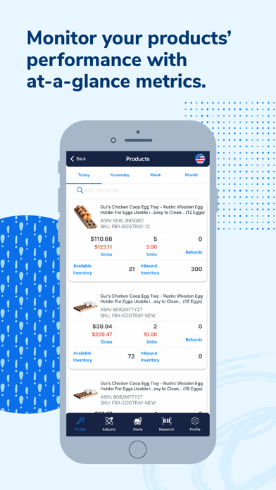 Helium 10 - Amazon Seller App Screenshot
