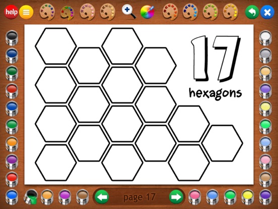 Screenshot #6 pour Counting Shapes Coloring Book