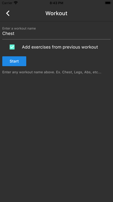 Gym Time - Workout Tracker Screenshot