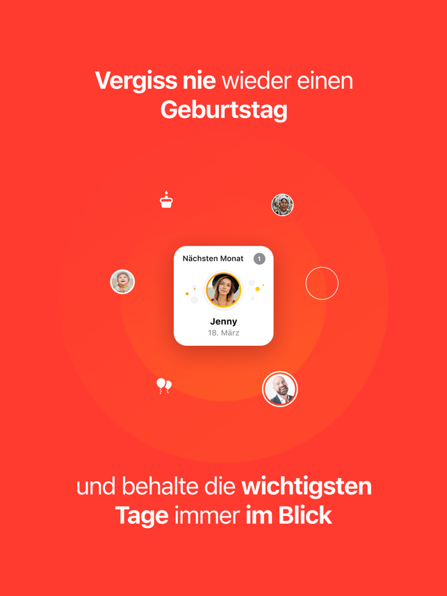 Aktuell gratis: Nie wieder Geburtstage vergessen mit dieser App
