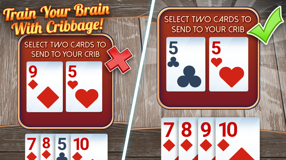 #2. Ultimate Cribbage: Classic (iOS) Podle: WildCard Games
