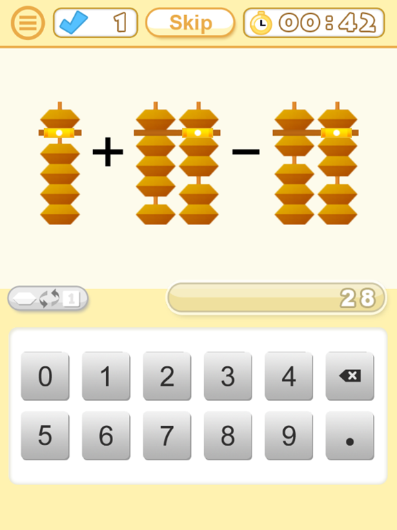 Abacus Trainer iPad screenshot 8 - Education app