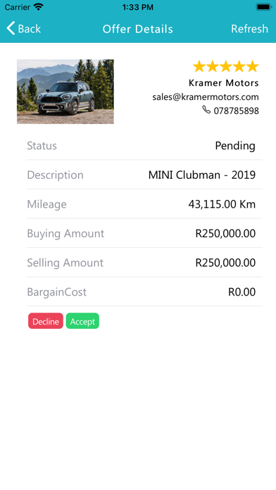 TopCar Buyer Screenshot