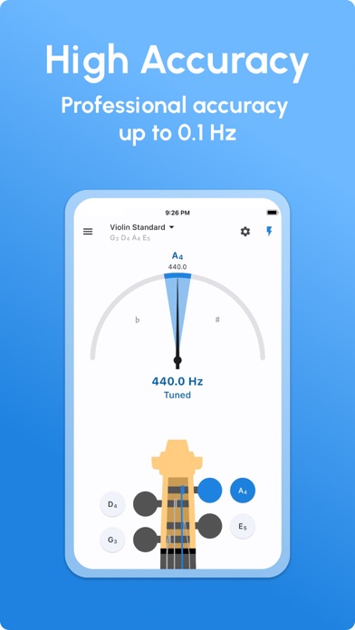 Violin Tuner - LikeTones Screenshot