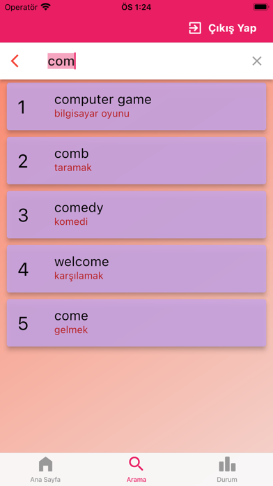 Lucky 5. Sınıf İngilizce Screenshot