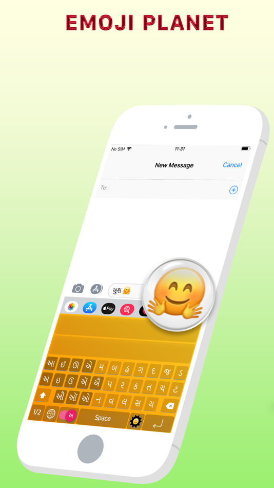 #5. Great Gujarati Keyboard (iOS) 由: banuchander janarthn