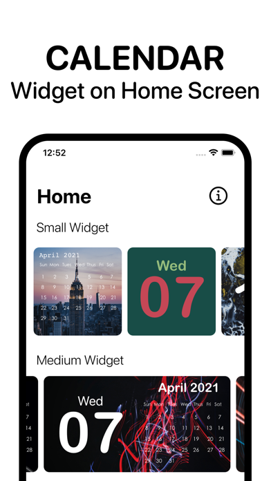 Calendar Widget - Date Widgets Screenshot