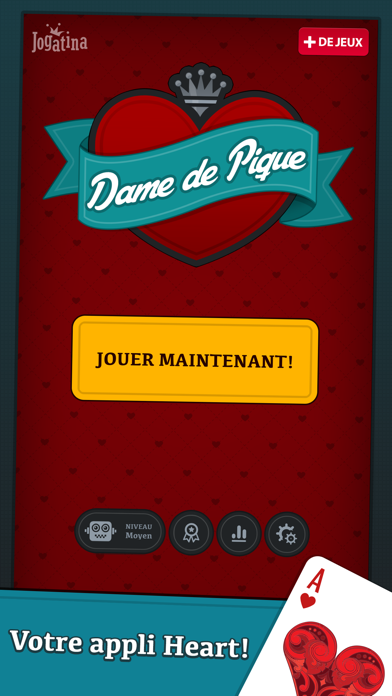 Screenshot #1 pour Dame de Pique: Jeu de Cartes