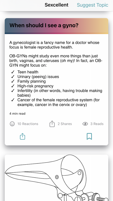 Sexcellent - modern sex ed Screenshot