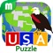 ＝＝Enjoy learning USA map with this puzzle