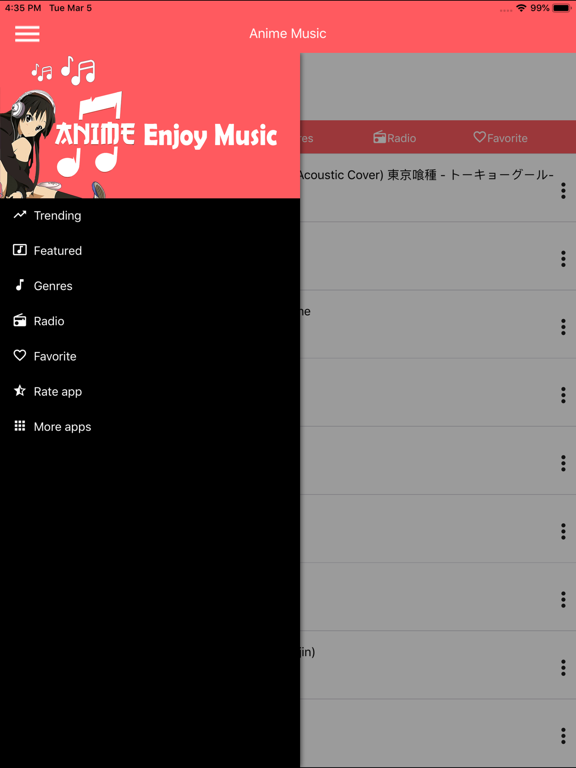 Screenshot #6 pour Anime Music Collection