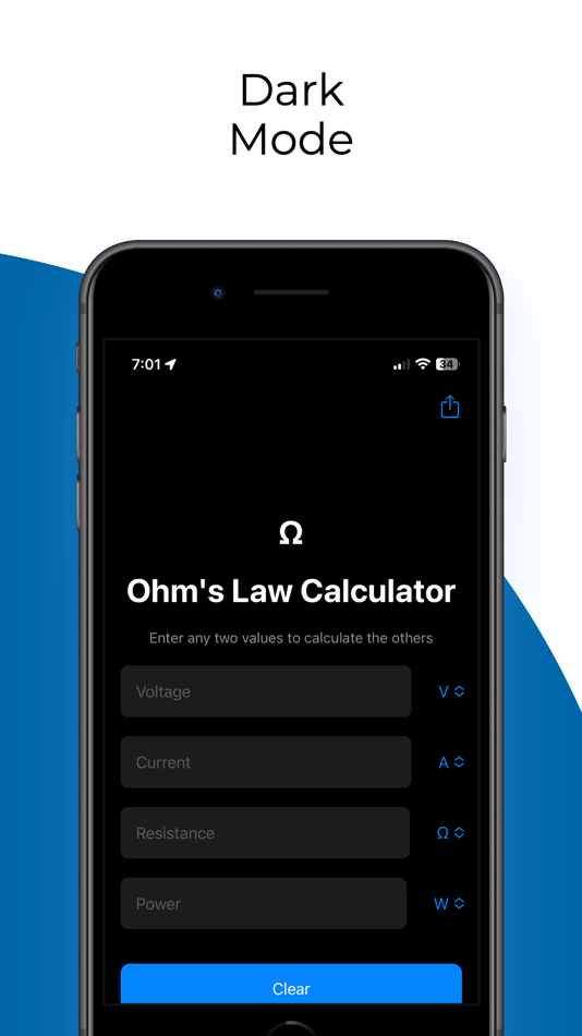 #3. The Ohms Law Calculator (iOS) 由: Adam Wilkie