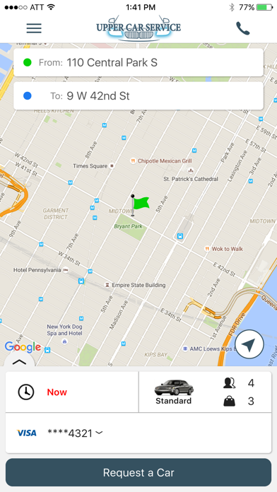 Upper Car Service Screenshot
