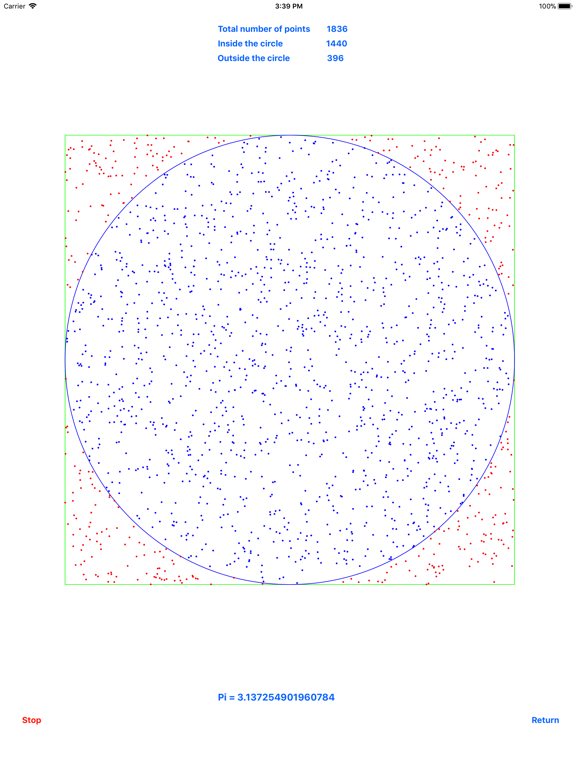 Screenshot #5 pour Calculation of Pi