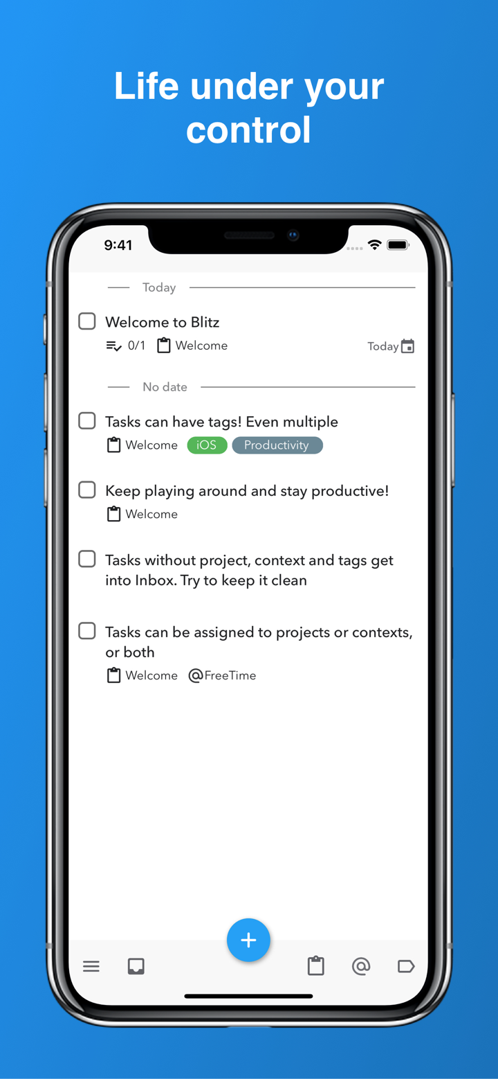 Blitz: Tasks, ToDo List, Notes screenshot 1