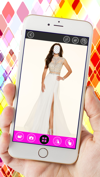 Prom Long Dress Photo Montage Screenshot