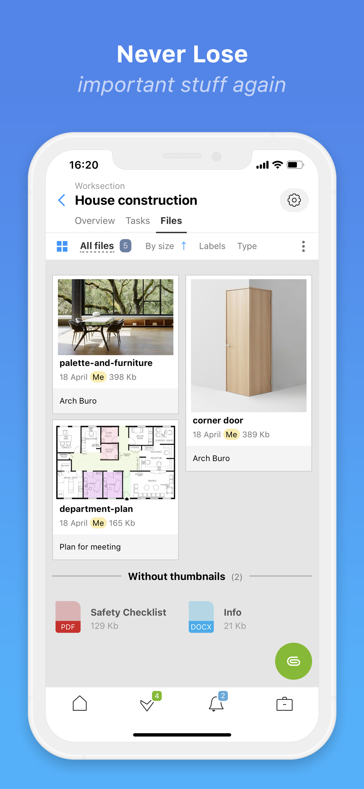 Worksection screenshot 5