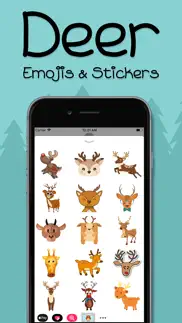 deer emoji stickers iphone screenshot 3
